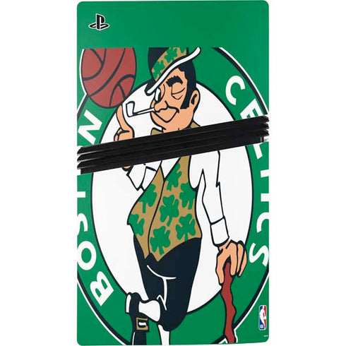 NBA Boston Celtics Large Logo PS5 Pro Bundle Skin