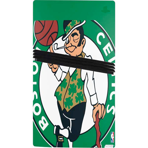 NBA Boston Celtics Large Logo PS5 Pro Bundle Skin