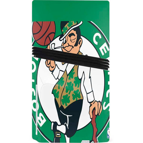 NBA Boston Celtics Large Logo PS5 Pro Disk Console Skin