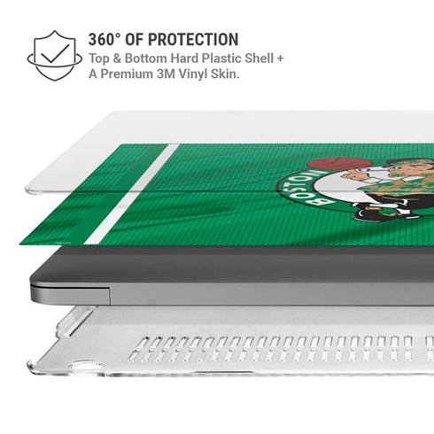NBA Boston Celtics MacBook Pro 14in (2021-24) Case plus Skin
