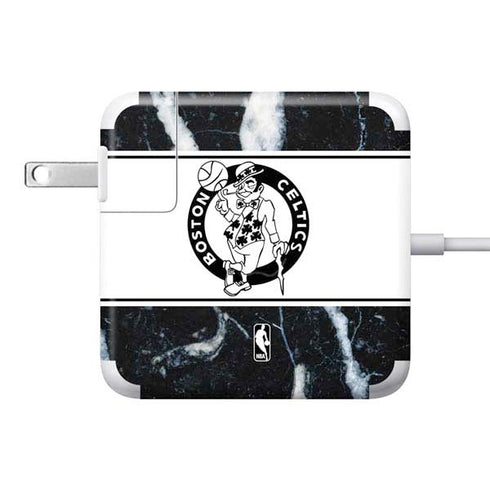 NBA Boston Celtics Marble 85W Power Adapter (15 and 17 inch MacBook Pro Charger) Skin