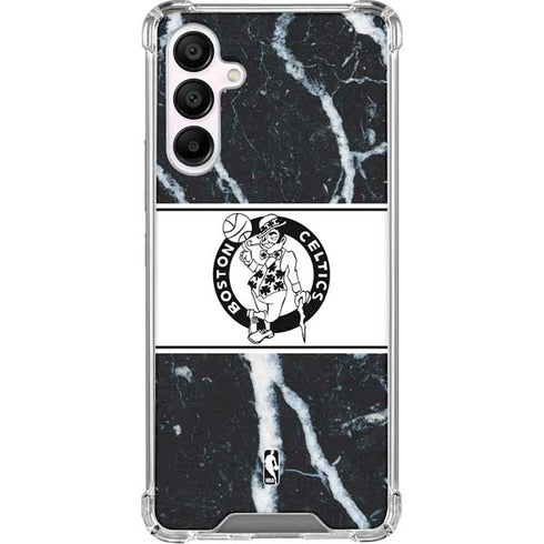 NBA Boston Celtics Marble Galaxy A16 5G Clear Case