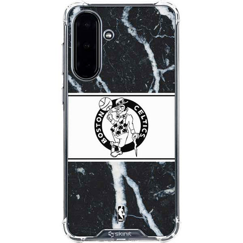NBA Boston Celtics Marble Galaxy A36 5G Clear Case
