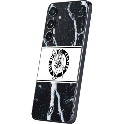 NBA Boston Celtics Marble Galaxy S24 Plus Skin