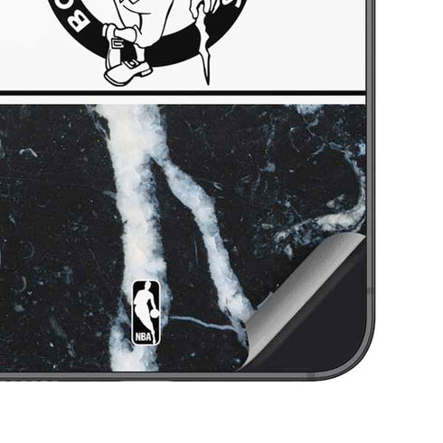 NBA Boston Celtics Marble Galaxy S25 Skin
