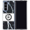 NBA Boston Celtics Marble Galaxy Z Fold5 5G Clear Case
