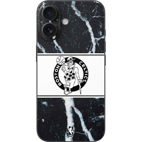 NBA Boston Celtics Marble iPhone 16 Skin