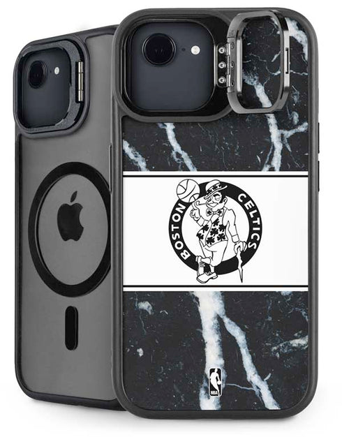 NBA Boston Celtics Marble iPhone 16e Kickstand Case
