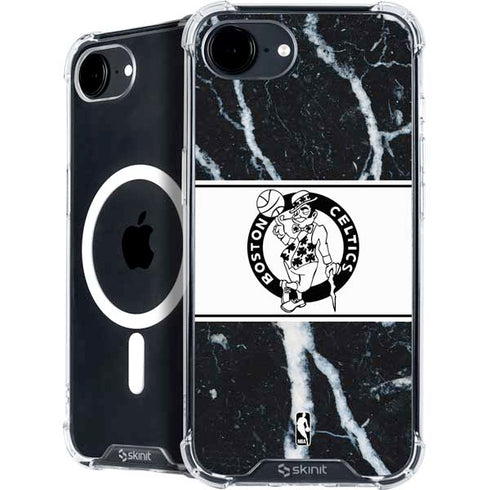 NBA Boston Celtics Marble iPhone 16e MagSafe Case