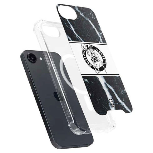 NBA Boston Celtics Marble iPhone 16e MagSafe Case