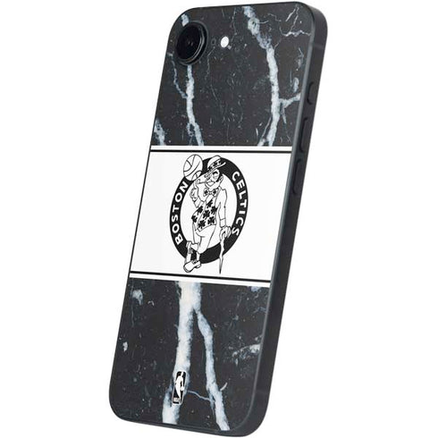 NBA Boston Celtics Marble iPhone 16e Skin
