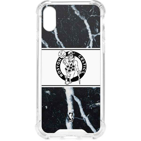 NBA Boston Celtics Marble iPhone XS Clear Case