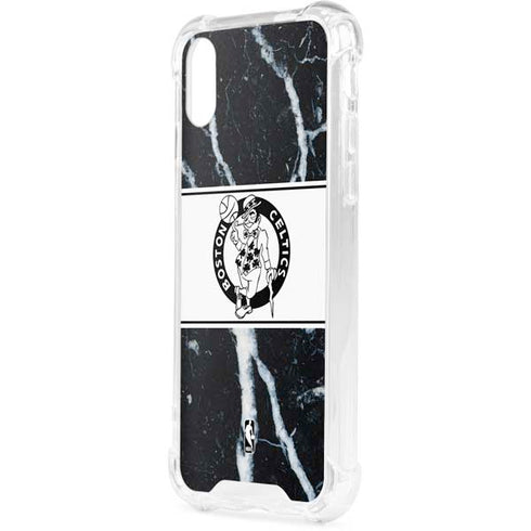 NBA Boston Celtics Marble iPhone XS Clear Case