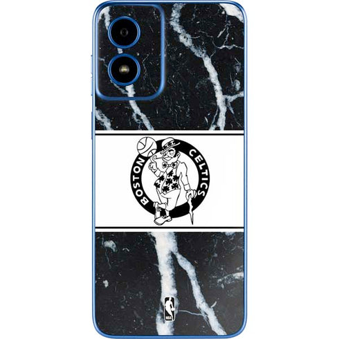 NBA Boston Celtics Marble Moto G Play 4G (2024) Skin