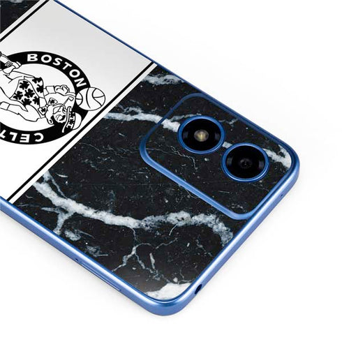 NBA Boston Celtics Marble Moto G Play 4G (2024) Skin