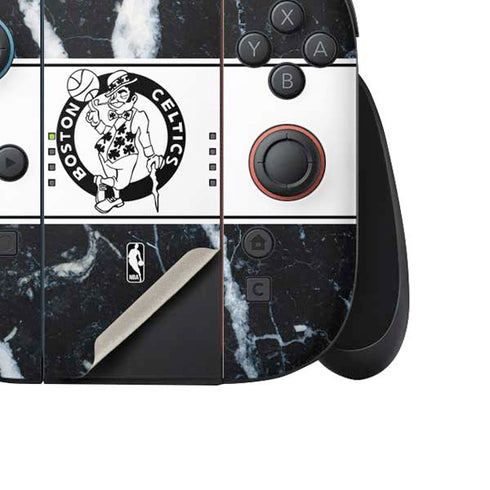 NBA Boston Celtics Marble Nintendo Switch 2 (2025) Joy-Con Controller Skin
