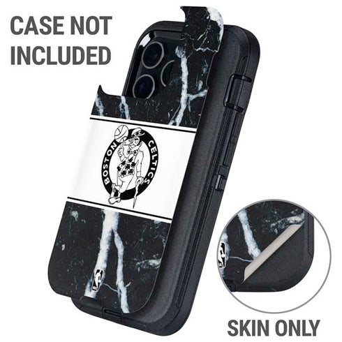 NBA Boston Celtics Marble Otterbox Defender iPhone Skin