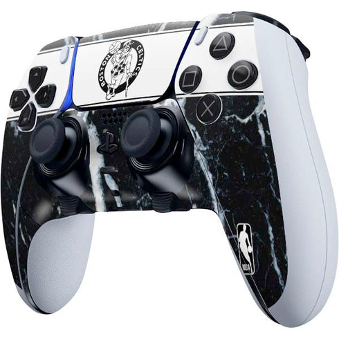 NBA Boston Celtics Marble PS5 DualSense Edge Pro Controller Skin