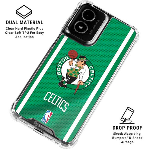 NBA Boston Celtics Moto G Power 5G (2024) Clear Case
