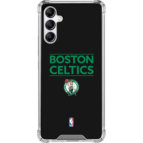 NBA Boston Celtics Standard - Black Gabb Phone 4 Clear Case