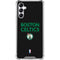 NBA Boston Celtics Standard - Black Gabb Phone 4 Clear Case