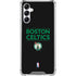 NBA Boston Celtics Standard - Black Gabb Phone 4 Clear Case