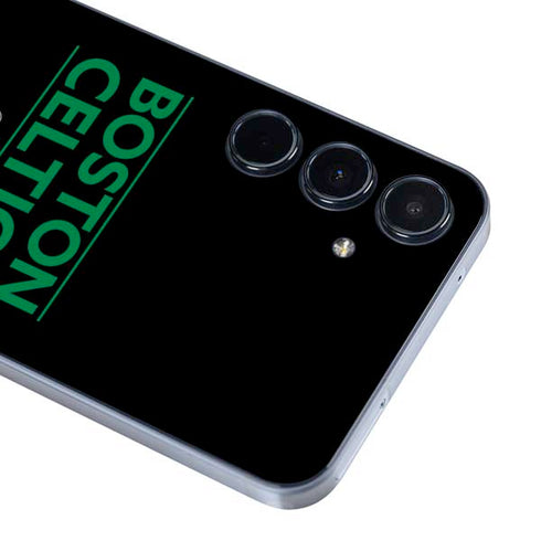 NBA Boston Celtics Standard - Black Galaxy A35 5G Skin