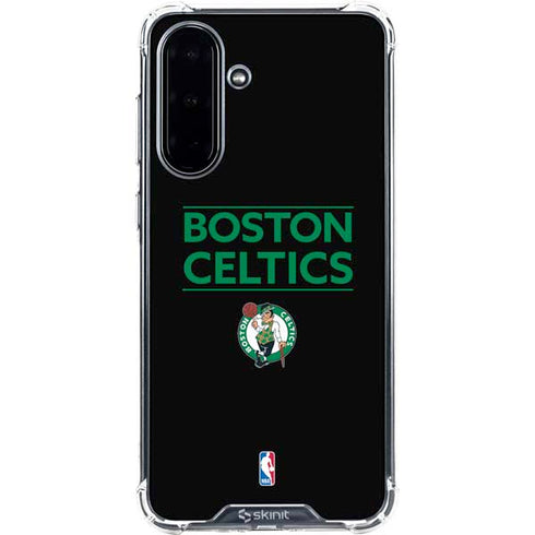 NBA Boston Celtics Standard - Black Galaxy A36 5G Clear Case