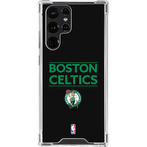 NBA Boston Celtics Standard - Black Galaxy S23 Ultra Clear Case