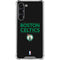 NBA Boston Celtics Standard - Black Galaxy S24 FE Clear Case