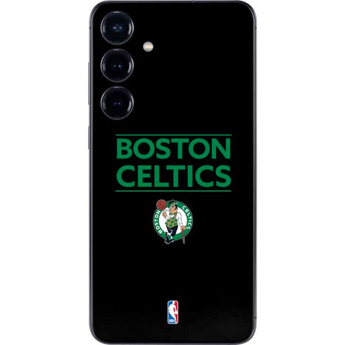 NBA Boston Celtics Standard - Black Galaxy S25 Skin