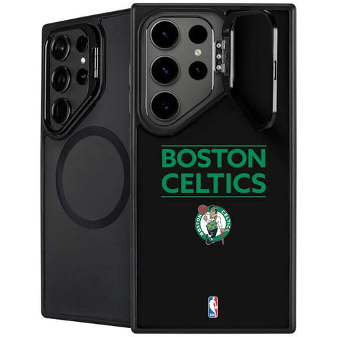 NBA Boston Celtics Standard - Black Galaxy S24 Ultra Kickstand Case