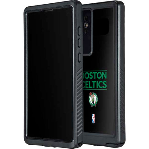 NBA Boston Celtics Standard - Black Galaxy S24 Ultra Waterproof Case