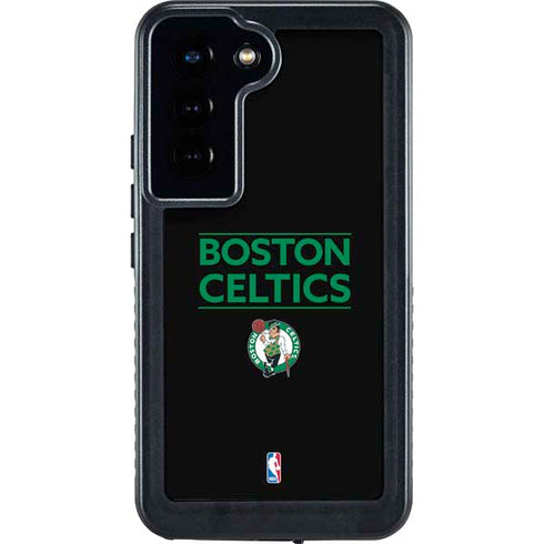 NBA Boston Celtics Standard - Black Galaxy S24 Waterproof Case
