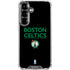 NBA Boston Celtics Standard - Black Galaxy S26 Clear Case