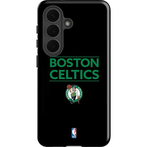 NBA Boston Celtics Standard - Black Galaxy S26 Impact Case