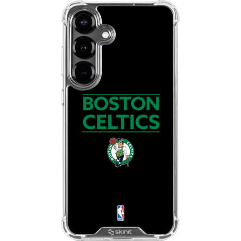 NBA Boston Celtics Standard - Black Galaxy S26 Plus Clear Case