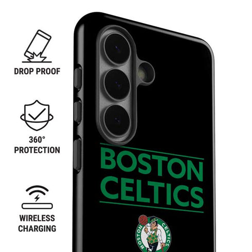 NBA Boston Celtics Standard - Black Galaxy S26 Plus Impact Case