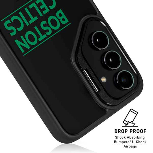 NBA Boston Celtics Standard - Black Galaxy S26 Ultra Kickstand Case