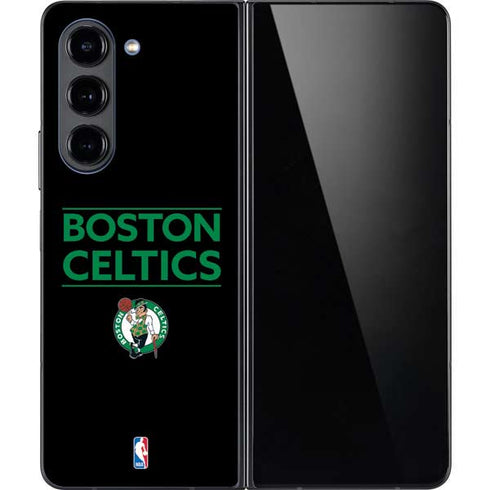 NBA Boston Celtics Standard - Black Galaxy Z Fold5 5G Skin