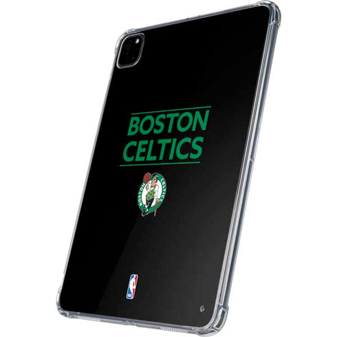 NBA Boston Celtics Standard - Black iPad Pro 11in (2024) Clear Case