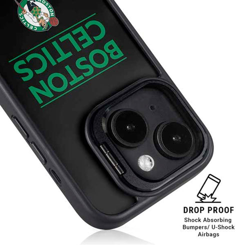 NBA Boston Celtics Standard - Black iPhone 14 Plus Kickstand Case