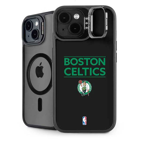 NBA Boston Celtics Standard - Black iPhone 15 Kickstand Case