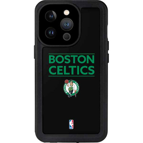 NBA Boston Celtics Standard - Black iPhone 15 Pro Waterproof Case