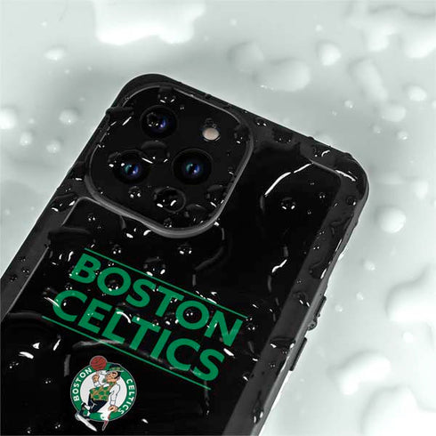NBA Boston Celtics Standard - Black iPhone 15 Pro Waterproof Case