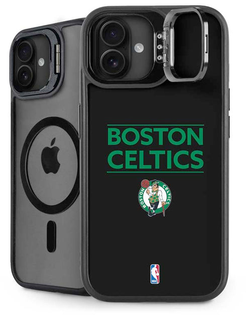 NBA Boston Celtics Standard - Black iPhone 16 Kickstand Case