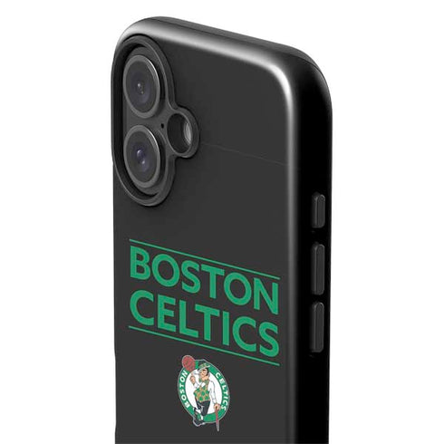 NBA Boston Celtics Standard - Black iPhone 16 Plus Impact Case