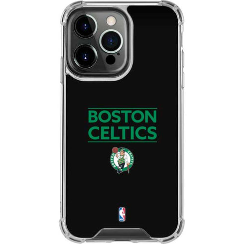 NBA Boston Celtics Standard - Black iPhone 16 Pro Clear Case