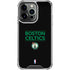 NBA Boston Celtics Standard - Black iPhone 16 Pro Clear Case