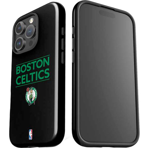 NBA Boston Celtics Standard - Black iPhone 16 Pro Impact Case